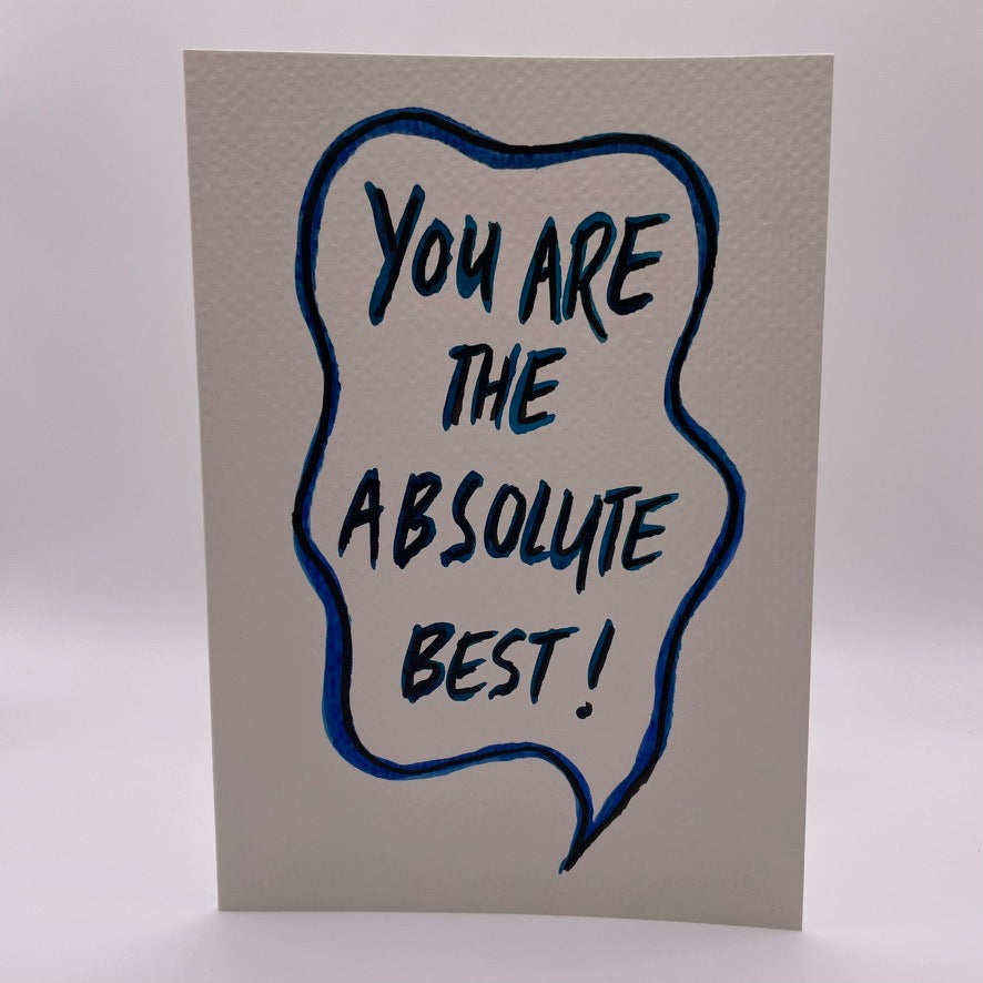 You are the absolute best!