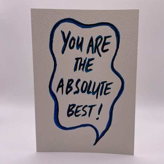 You are the absolute best!