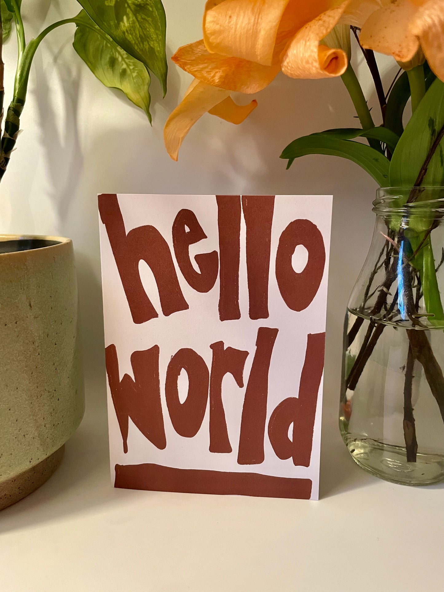 Hello World (Brown)