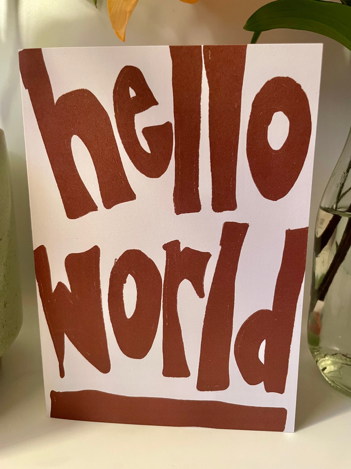 Hello World (Brown)